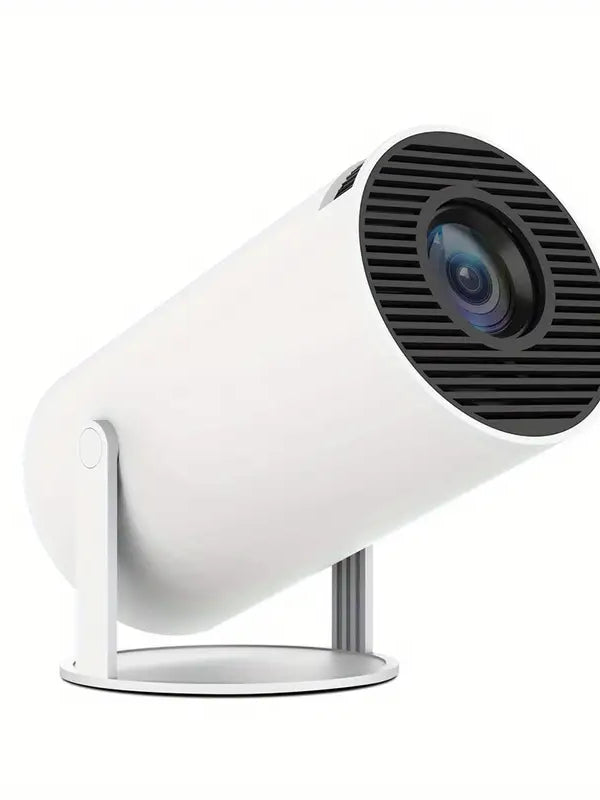HY300 Pro Mini Portable Projector – Android 11, 4K/1080P Smart Home Theater, Built-in Speakers, 180° Screen Rotation, Netflix & YouTube Compatible