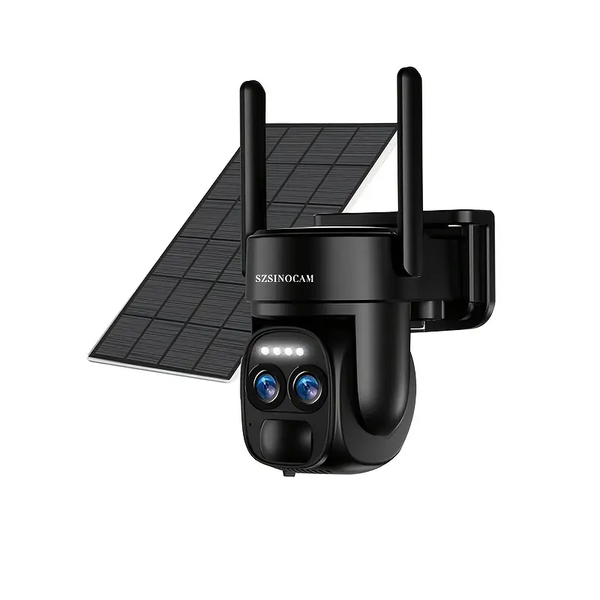 Szsinocam Security Camera – Available in 4G LTE (SIM Card) and WiFi Versions | Solar Powered, 2K HD, PTZ, Night Vision, Motion Detection, 2-Way Audio, SD/Cloud Storage