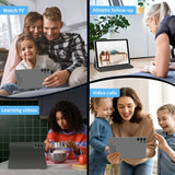 Crelander T50 2-in-1 Android 13 Tablet – 16GB RAM (6+10) + 128GB Storage | 10.1” IPS Display, 13MP Camera, 4G LTE, 5G Wi-Fi, Keyboard & Pen Set