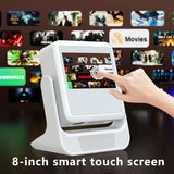 A2 Pro 1080P Smart Projector – Android 12, 8" Touch Screen, Auto Focus & Home Cinema