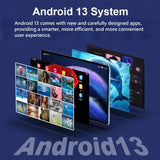 Crelander T50 2-in-1 Android 13 Tablet – 16GB RAM (6+10) + 128GB Storage | 10.1” IPS Display, 13MP Camera, 4G LTE, 5G Wi-Fi, Keyboard & Pen Set