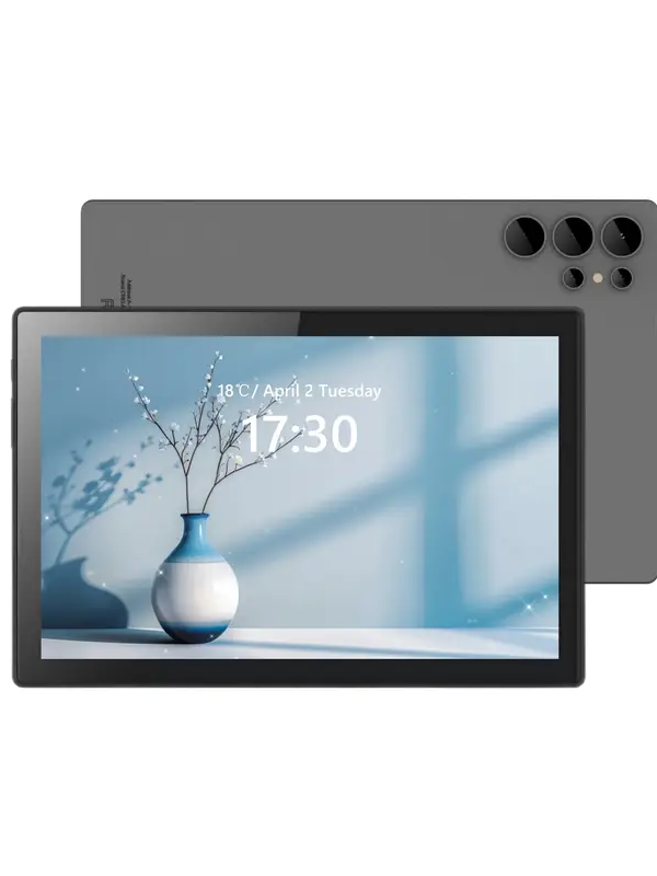 Crelander T50 2-in-1 Android 13 Tablet – 16GB RAM (6+10) + 128GB Storage | 10.1” IPS Display, 13MP Camera, 4G LTE, 5G Wi-Fi, Keyboard & Pen Set