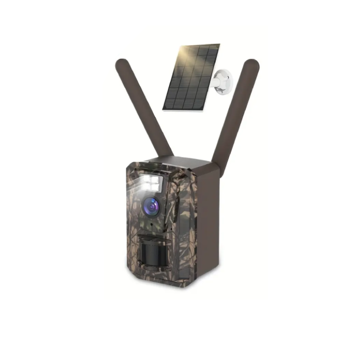 SZSINOCAM 2G/3G/4G LTE Solar Trail Camera – Ultra HD Night Vision, Motion Activated, Remote Phone Access for Hunting & Remote Areas