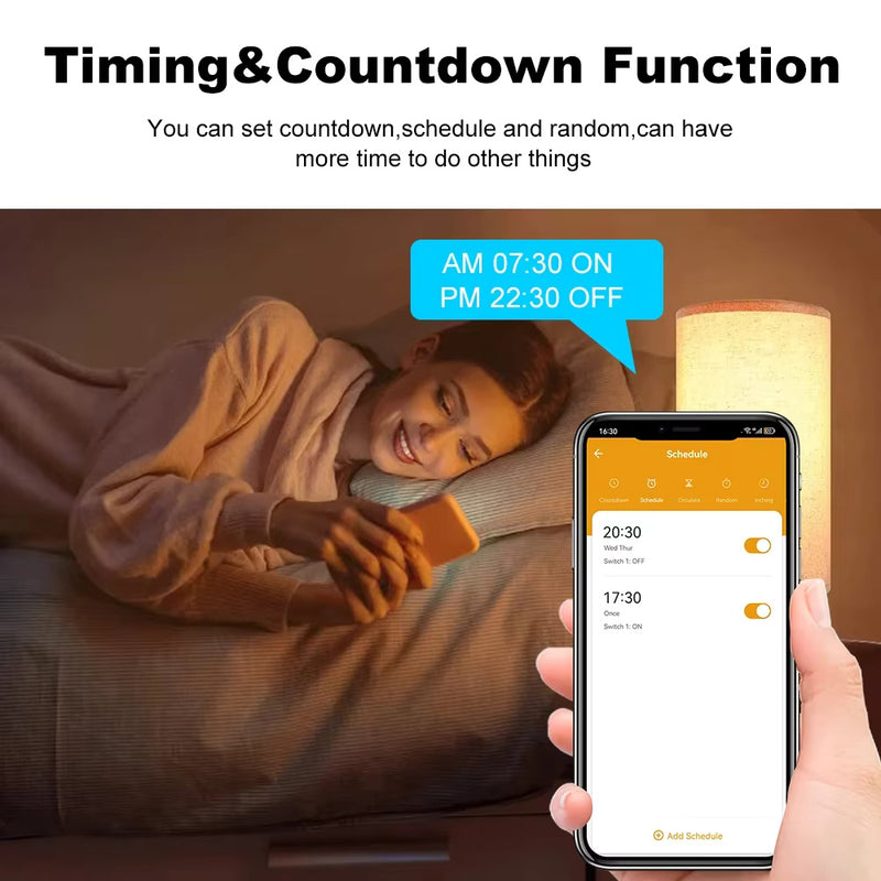 Tuya Smart Plug 20A – WiFi, Power Monitoring, Alexa & Google
