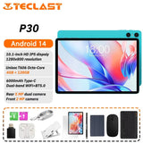 Teclast P30 Android 14 Tablet (10.1") – 12GB RAM + 128GB Storage  ✨ Octa-Core CPU • Dual Cameras • 6000mAh Battery • IPS Display