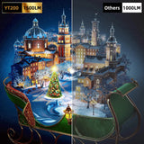 YT200 Mini Smart Projector | Portable LED Home Theater, HD LCD Display & Multimedia Movie Player