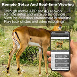 ForestVision A9 4G LTE Solar Trail Camera – Night Vision, Motion Activated, Camouflage for Hunting & Wildlife Monitoring