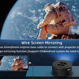 YT200 Mini Smart Projector | Portable LED Home Theater, HD LCD Display & Multimedia Movie Player