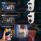 FUERS 5K 10MP Dual Lens IP Camera – Tuya Smart Outdoor Home Security with Auto Tracking, Human Detection, and WiFi CCTV Surveillance