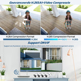 BESDER 1080P WiFi IP Camera with Motion Detection, Audio, P2P Remote Viewing & SD Card Support – Outdoor Bullet Security Camera for Home & Business – Compatible with ICSee & Xmeye