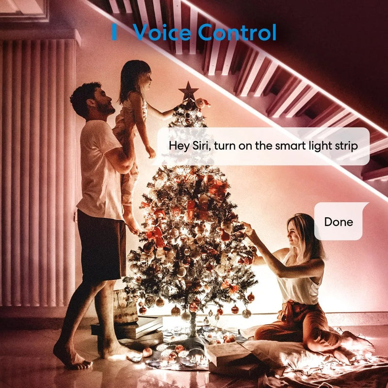 Meross HomeKit  Smart LED Strip Light 5M - WiFi RGBWW TV Backlight 18W, Works with Siri, Alexa, Google Assistant & SmartThings