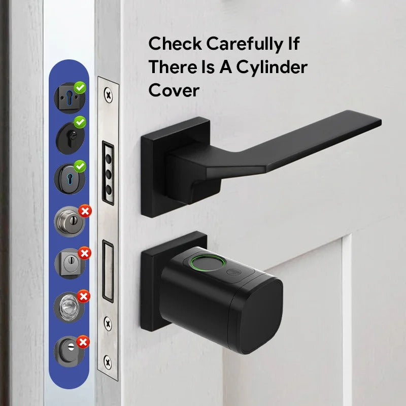 V1 Pro+ Smart Door Lock | TUYA & TTLock | Fingerprint, Password, RFID for Home & Hotel