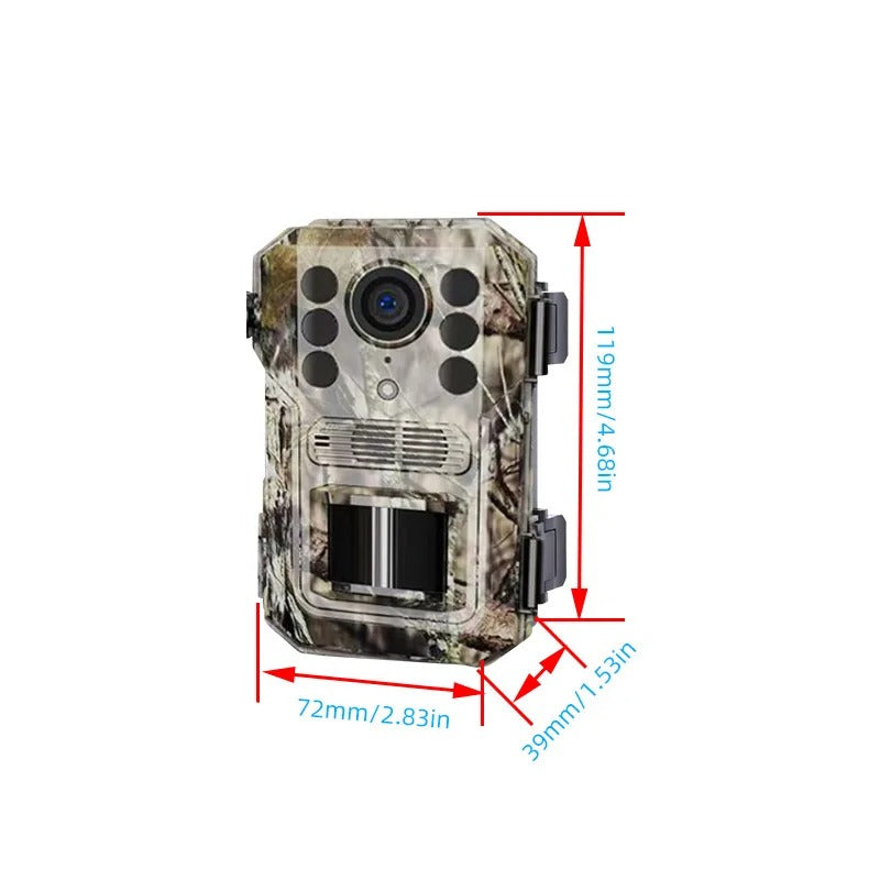 ForestVision A9 4G LTE Solar Trail Camera – Night Vision, Motion Activated, Camouflage for Hunting & Wildlife Monitoring