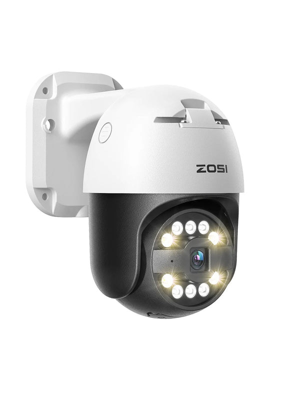 ZOSI C296 5MP 3K PoE PTZ IP Camera – AI Face, Human & Vehicle Detection, Starlight Night Vision